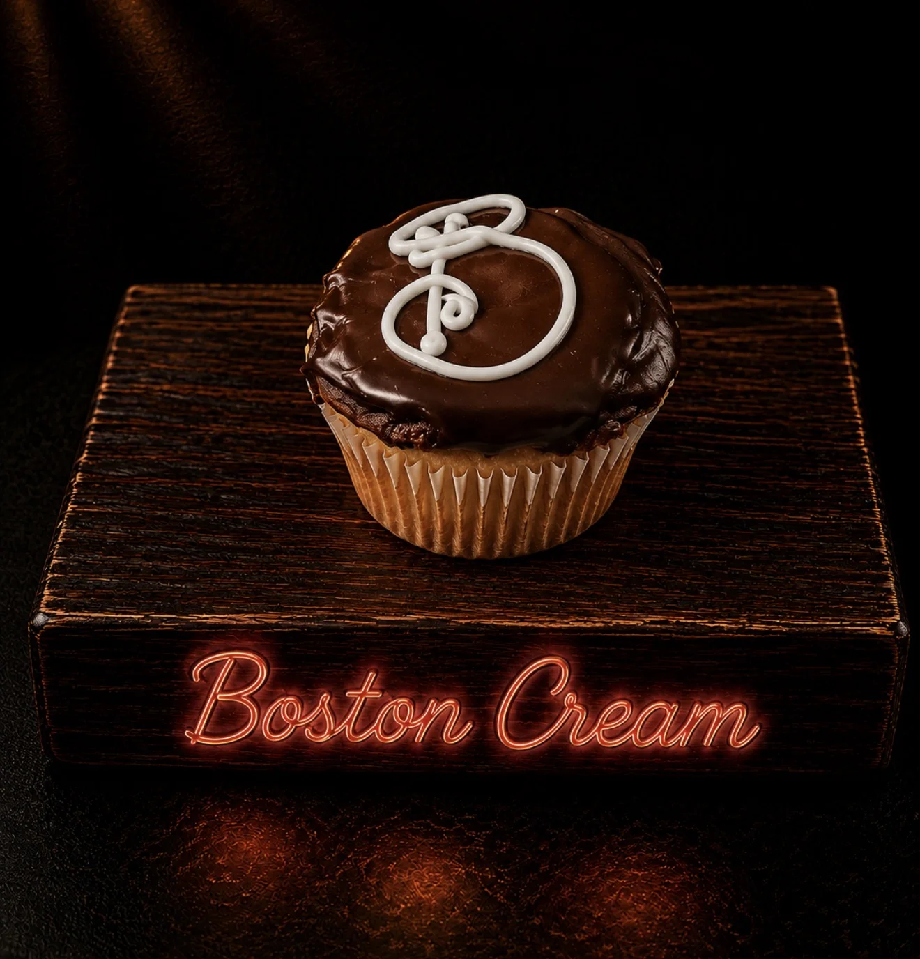 Boston Cream Cupcake