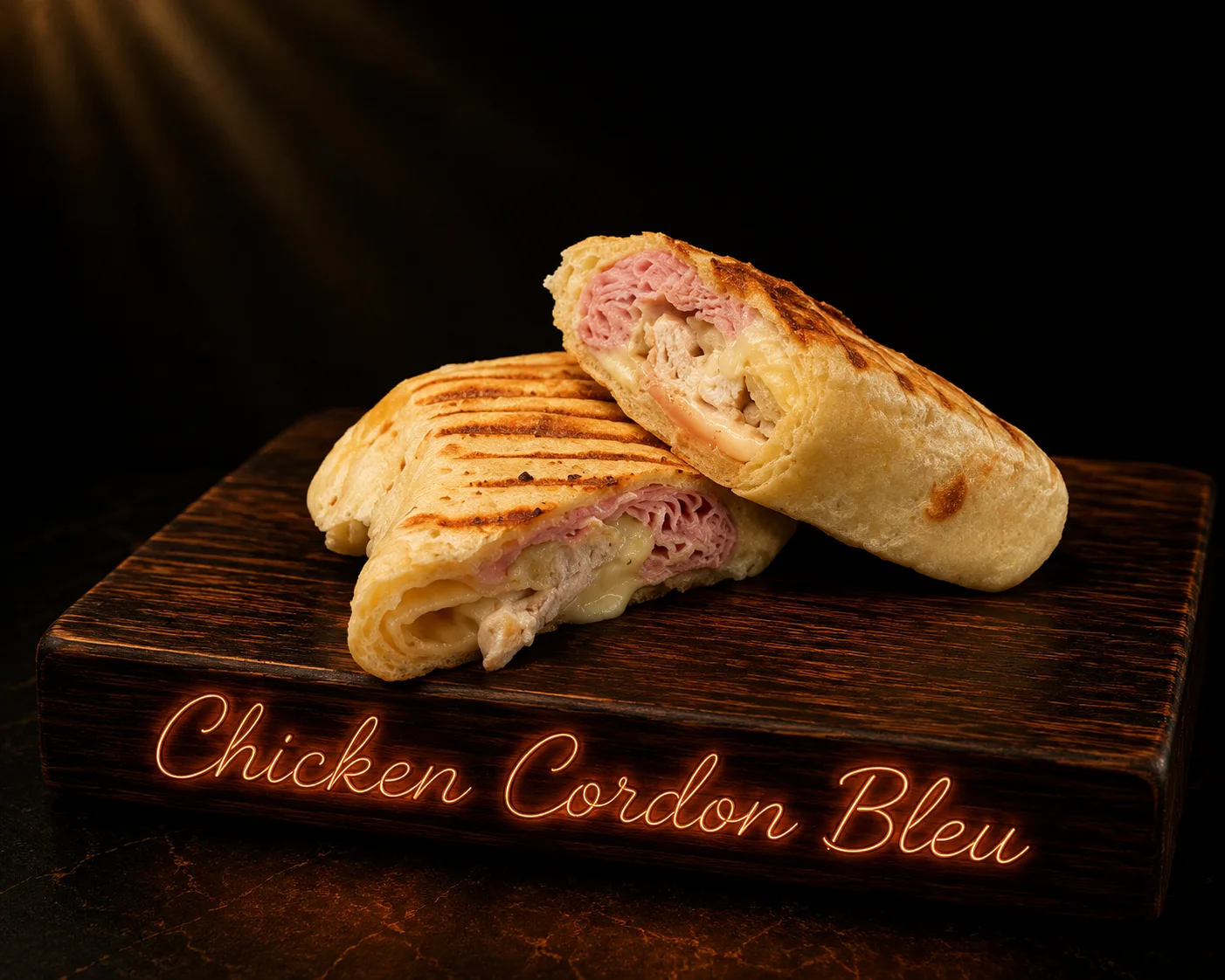 Chicken Cordon Bleu Wrap