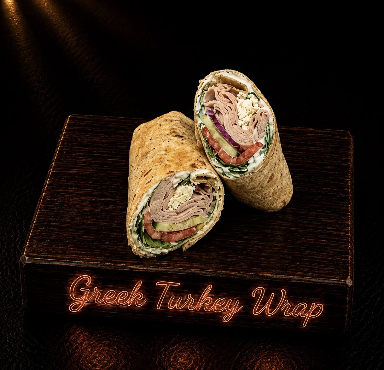 Greek Turkey Wrap